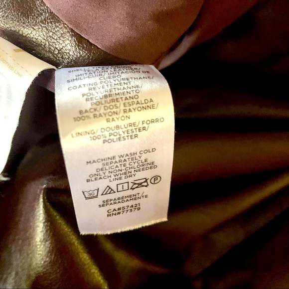 Ann Taylor Faux Leather Wrap Pencil Skirt 💜 - Picture 8 of 10